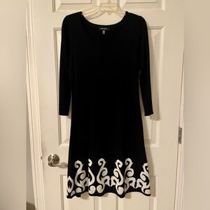 Black and white Nine West medium dress